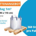 Big Bag 1m3 Mit Cross Corner Hebeschlaufen