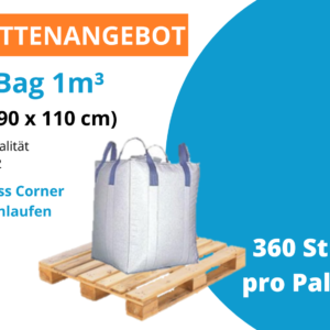 Big Bag 1m3 Mit Cross Corner Hebeschlaufen